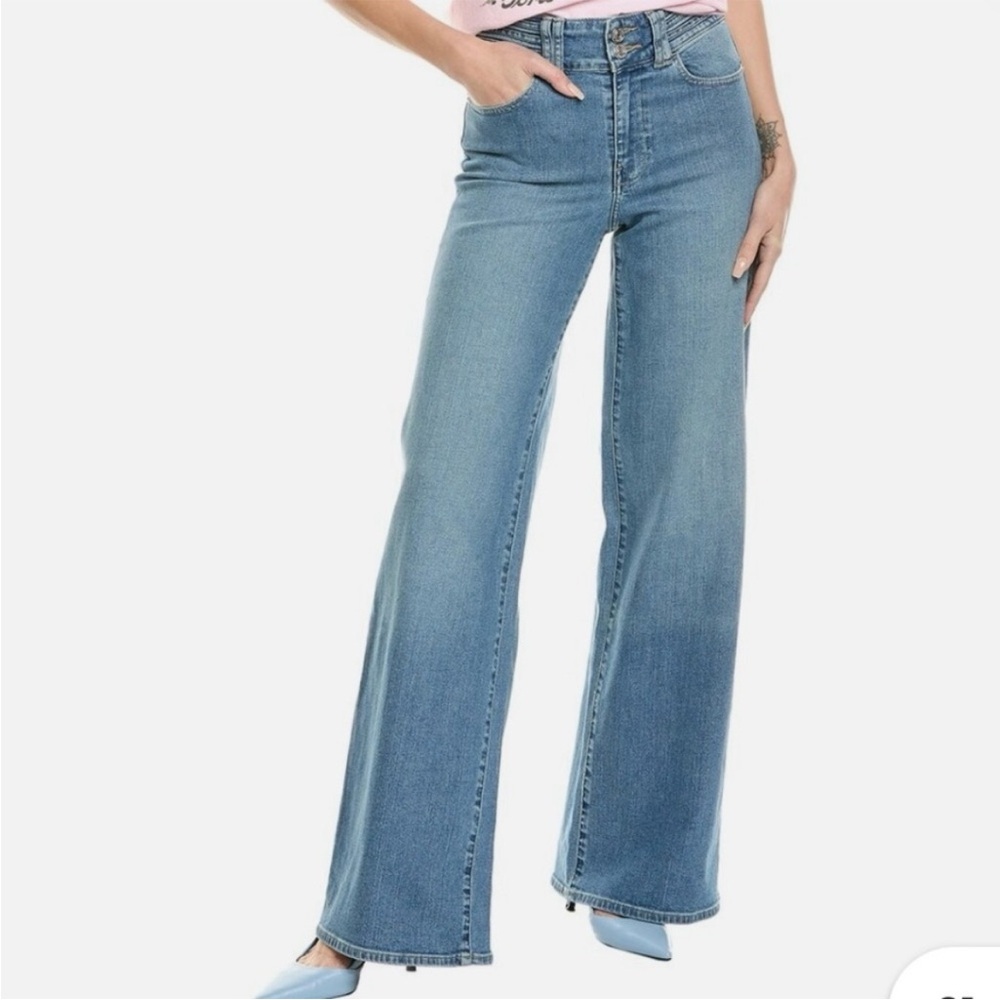 Frame Denim Triple Binding Geneva Wide Leg Jeans